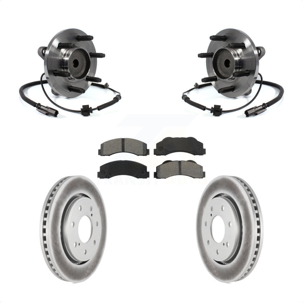 Kit de plaquettes de Rotor de frein, roulement de moyeu avant, pour Ford F-150 RWD avec roue à 7 écrous