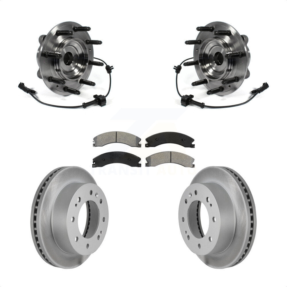 Kit de plaquettes de Rotor de frein, roulement de moyeu avant, pour GMC Chevrolet Sierra 2500 HD 350