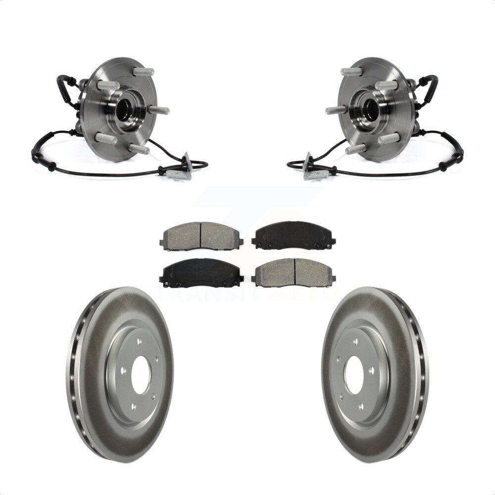 Kit de plaquettes de Rotor de frein, manteau de roulement de moyeu avant, pour Dodge Grand Caravan Chrysler Tow