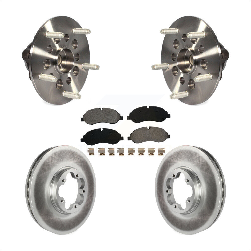 Kit de Rotor et plaquettes de frein revêtus de roulement de moyeu avant, pour Ford Transit-250 Transit-15
