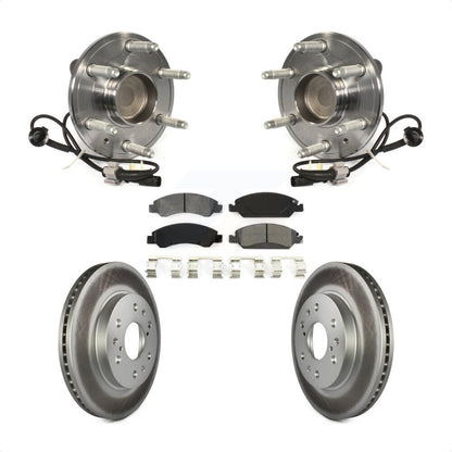 Kit de plaquettes de Rotor de frein enduit de roulement de moyeu avant, pour GMC Sierra 1500 Chevrolet Taho