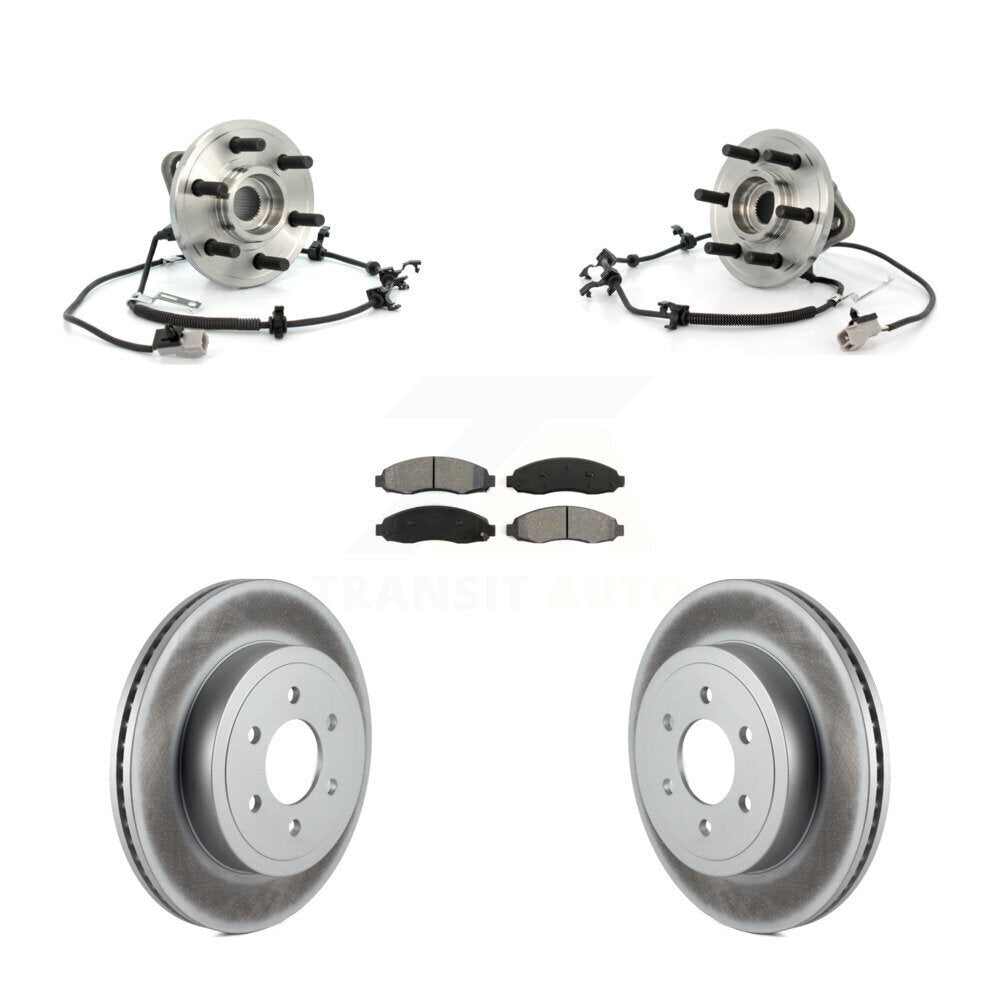 Kit de plaquettes de Rotor de frein, roulement de moyeu avant, pour Dodge Dakota 4WD avec 4 roues AB