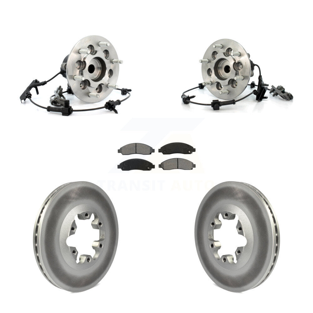Kit de plaquettes de Rotor de frein, roulement de moyeu avant, pour Chevrolet Colorado GMC Canyon RW