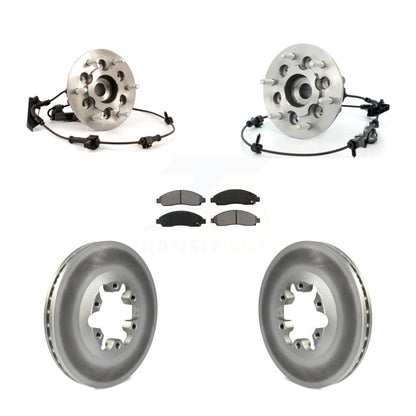 Kit de Rotor et de plaquettes de frein revêtus de roulement de moyeu avant, pour Chevrolet Colorado GMC Canyo