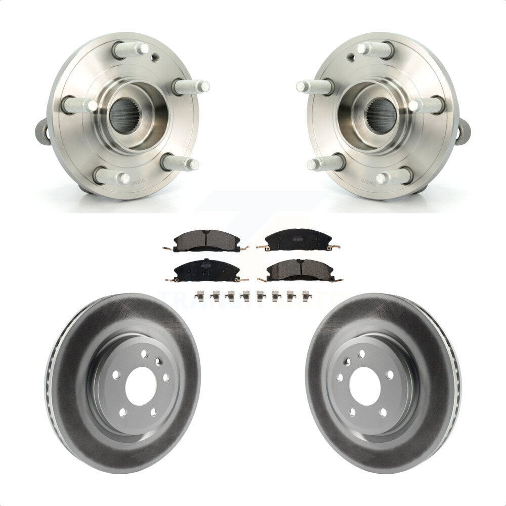 Kit de plaquettes de Rotor de frein, ensemble de roulements de moyeu avant, pour Ford Explorer Spor 2013