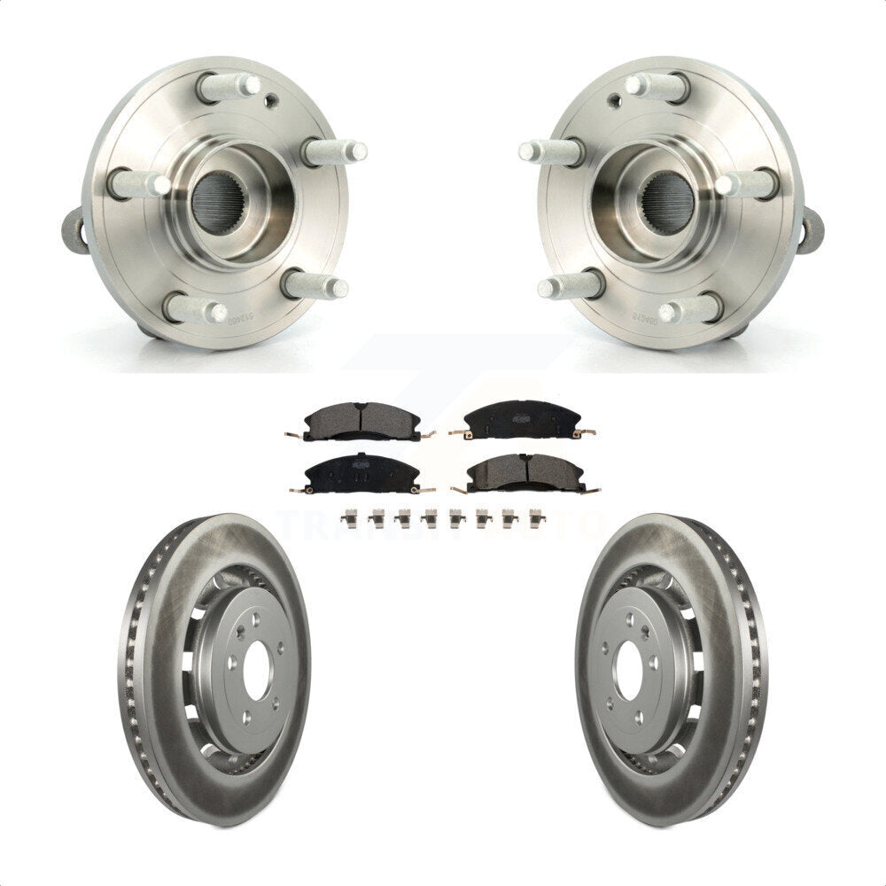 Kit de plaquettes de Rotor de frein, roulement de moyeu avant, pour Ford Explorer Police Intercepto