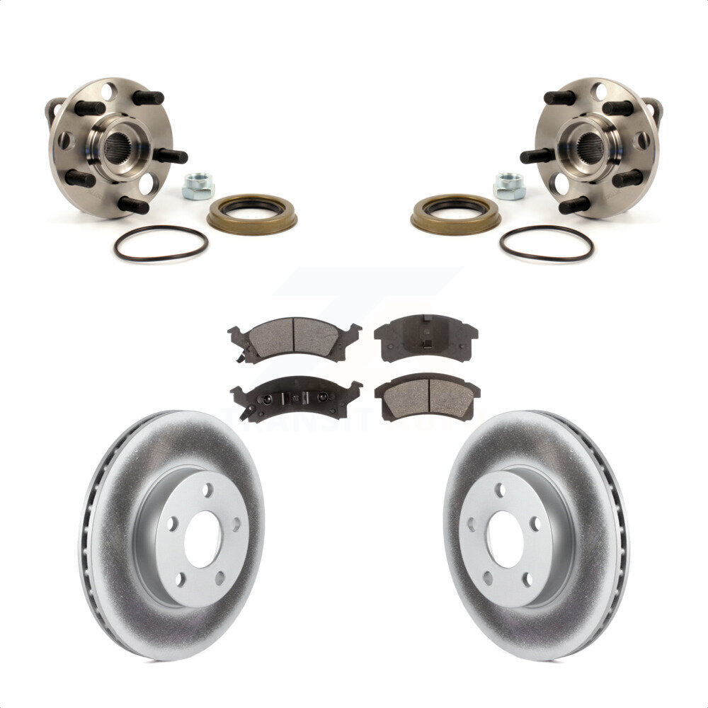 Kit de plaquettes de Rotor de frein, roulement de moyeu avant, pour Chevrolet Cavalier Pontiac Gran
