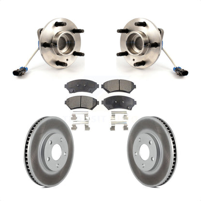 Kit de plaquettes de Rotor de frein revêtues de roulement de moyeu avant, pour Chevrolet Impala Buick LeSabr