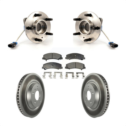 Kit de plaquettes de Rotor de frein enduites de roulement de moyeu avant, pour Buick Lucerne Chevrolet Impal
