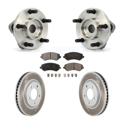 Kit de Rotor et plaquettes de frein revêtus de roulement de moyeu avant, pour Dodge Grand Caravan Chrysler