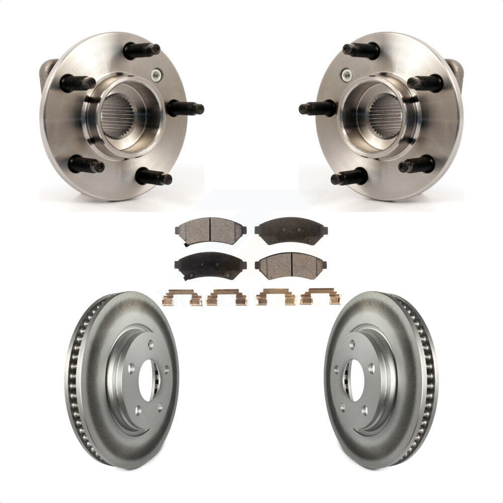 Kit de plaquettes de Rotor de frein, manteau de roulement de moyeu avant, pour Pontiac Grand Prix Buick LaCross