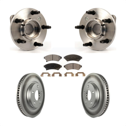 Kit de plaquettes de Rotor de frein, manteau de roulement de moyeu avant, pour Pontiac Grand Prix Buick LaCross