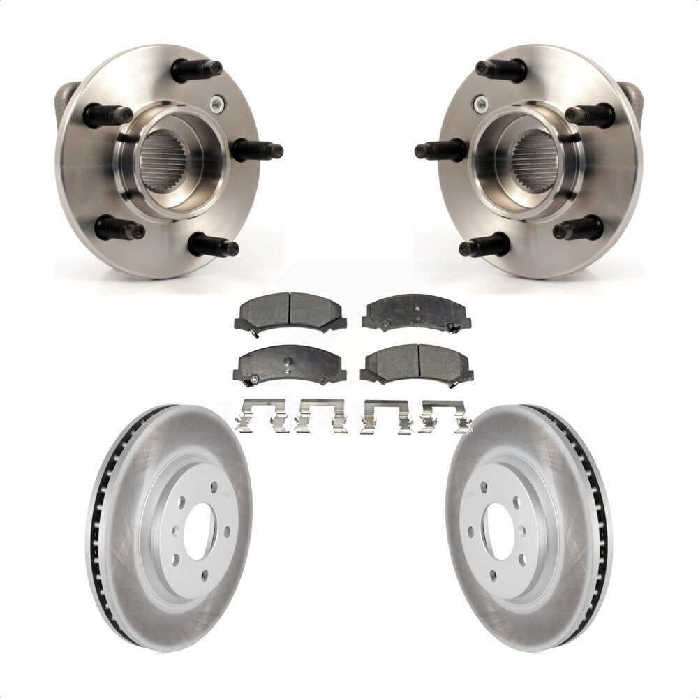 Kit de Rotor et plaquettes de frein revêtus de roulement de moyeu avant, pour Chevrolet Impala Monte Carl