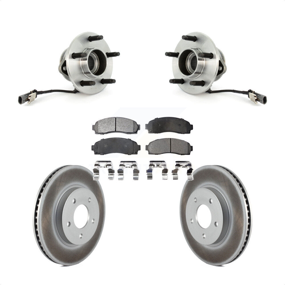 Kit de Rotor et plaquettes de frein revêtus de roulement de moyeu avant, pour Saturn Vue Chevrolet Equino