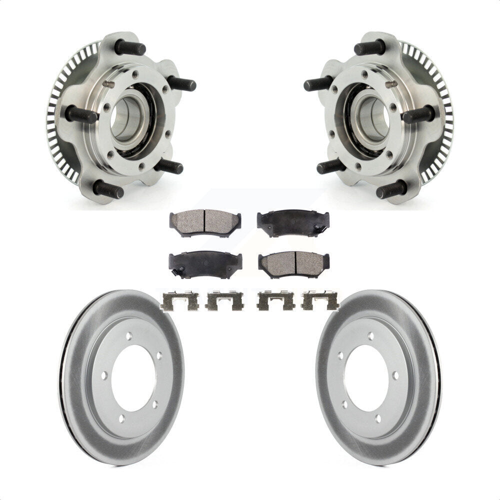 Kit de plaquettes de Rotor de frein enduit de roulement de moyeu avant, pour Chevrolet Tracker Suzuki Vitar