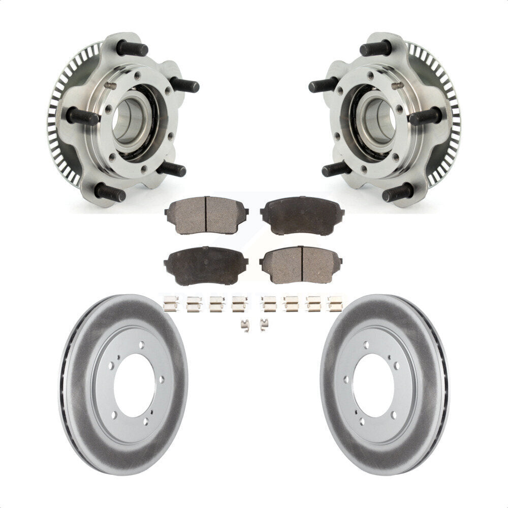 Kit de plaquettes de Rotor de frein, ensemble de roulements de moyeu avant, pour Suzuki XL-7 Grand Vitar