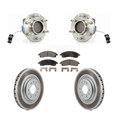 Kit de plaquettes de Rotor de frein à disque revêtu de roulement de moyeu avant, pour Cadillac SRX RW 2004 – 2009