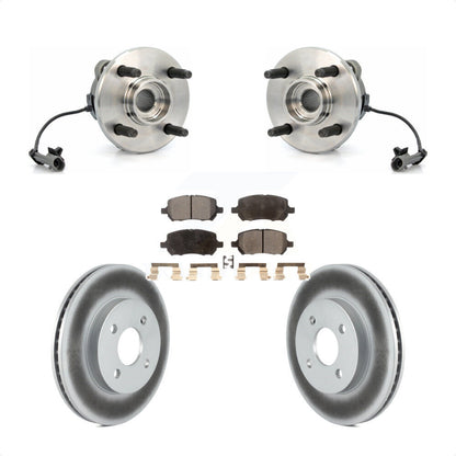 Kit de plaquettes de Rotor de frein enduit de roulement de moyeu avant, pour Chevrolet Cobalt Pontiac G5 Io