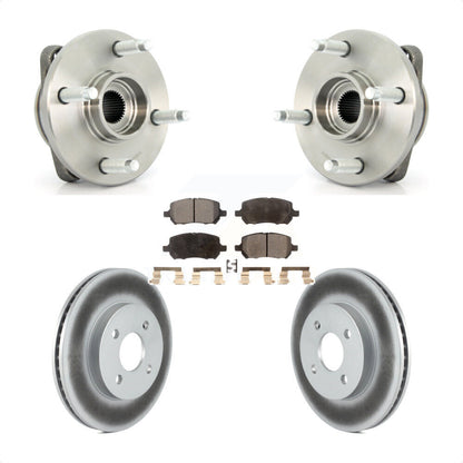Kit de plaquettes de Rotor de frein enduit de roulement de moyeu avant, pour Chevrolet Cobalt Pontiac G5 Io