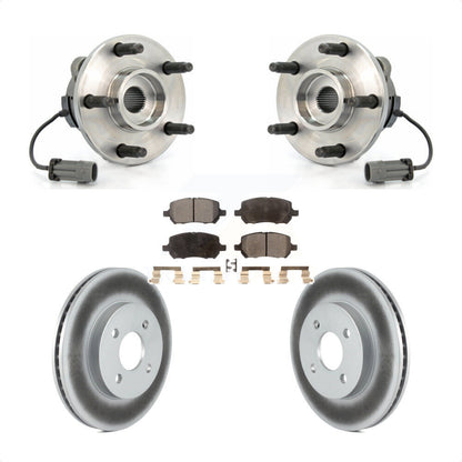 Kit de plaquettes de Rotor de frein à disque enduit de roulement de moyeu avant, pour Saturn Ion Pontiac Pursui