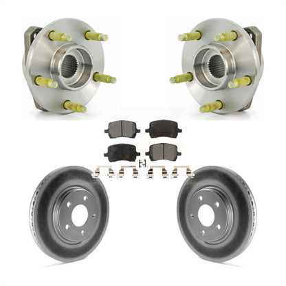 Kit de rotor et de plaquettes de frein avec roulement de moyeu avant, pour Pontiac G6 non AB 2006 – 2007