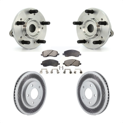 Kit de rotor de frein et de plaquettes revêtus de roulement de moyeu avant, pour Mitsubishi Galan 2010 – 2012