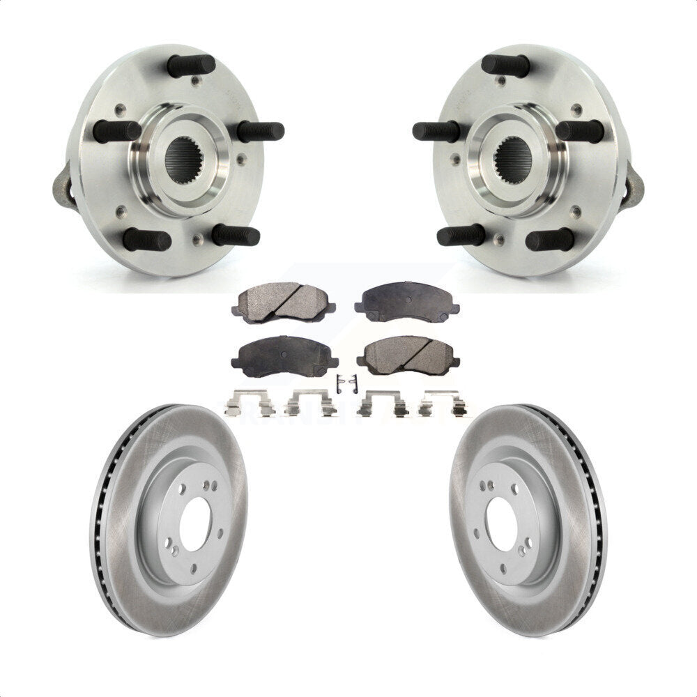 Kit de plaquettes de Rotor de frein à disque enduit de roulement de moyeu avant pour Mitsubishi Eclipse Galan