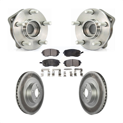 Kit de plaquettes de Rotor de frein à disque enduit de roulement de moyeu avant pour Subaru Outback Legac 2005