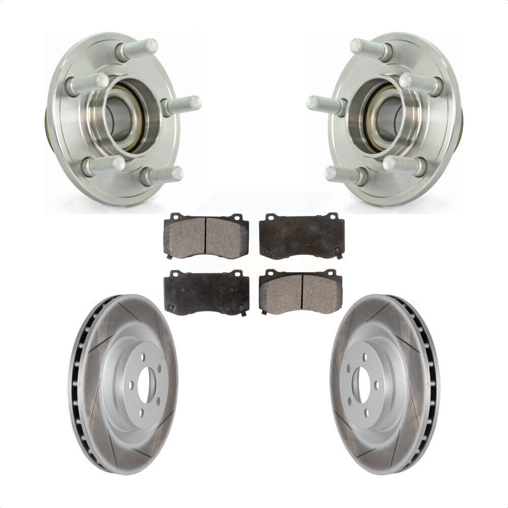 Kit de plaquettes de Rotor de frein, roulement de moyeu avant, pour Dodge Chrysler 300 Charger Magnu