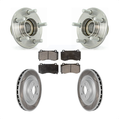Kit de plaquettes de Rotor de frein, roulement de moyeu avant, pour Dodge Chrysler 300 Charger Magnu