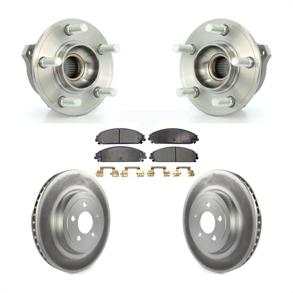 Kit de plaquettes de Rotor de frein, roulement de moyeu avant, pour Dodge Chrysler 300 Charger Magnu