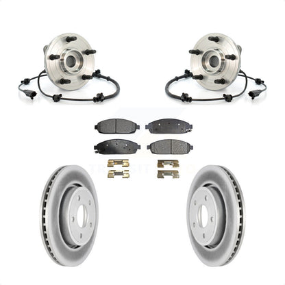 Kit de Rotor et de plaquettes de frein revêtus de roulement de moyeu avant, pour Jeep Grand Cherokee Commande