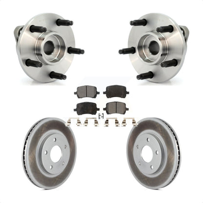 Kit de Rotor et de plaquettes de frein à disque enduit d'assemblage de roulement de moyeu avant pour Chevrolet HH