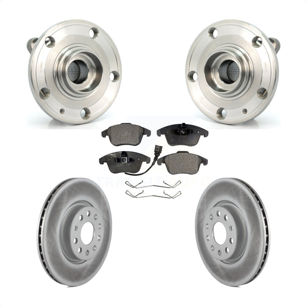 Kit de plaquettes de Rotor de frein, roulement de moyeu avant, pour Volkswagen Tiguan Passat Audi Q