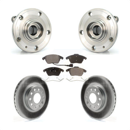 Kit de plaquettes de Rotor de frein, manteau de roulement de moyeu avant, pour Volkswagen Jetta Beetle Audi Eo