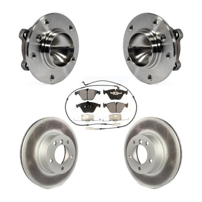 Kit de rotors et plaquettes de frein à disque enduits d'assemblage de roulement de moyeu avant pour BMW 328i X