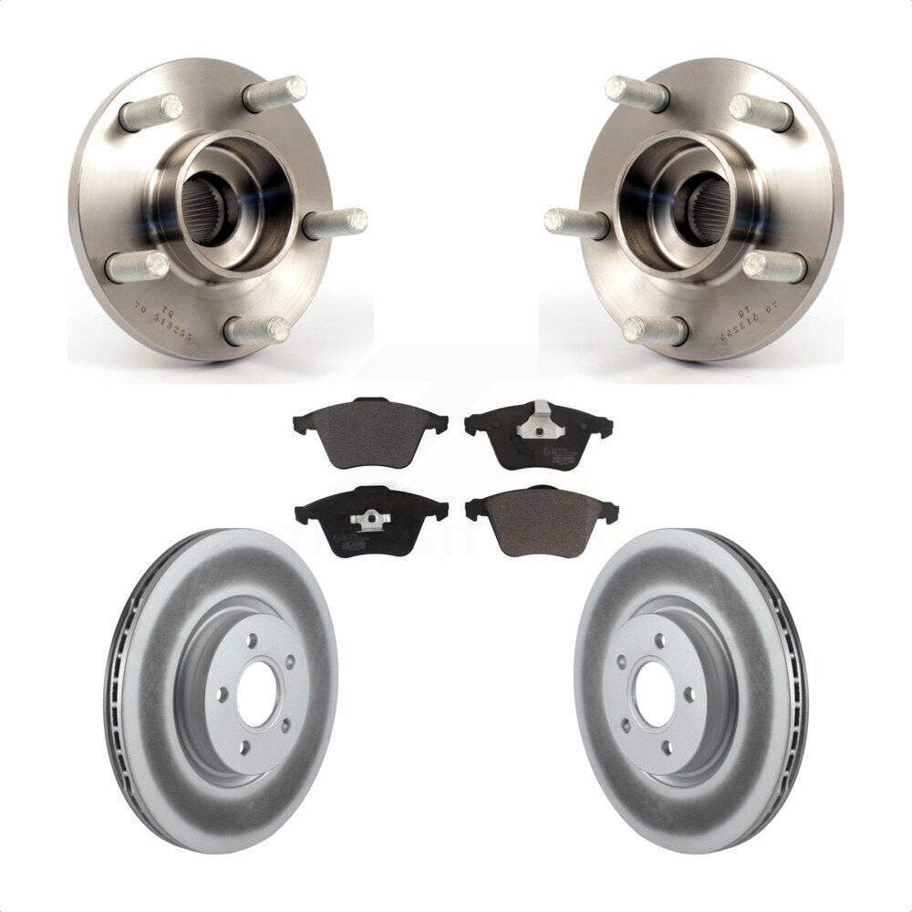 Ensemble de roulement de moyeu avant, Kit de plaquettes de frein à disque revêtues pour Volvo S40 V50 C7