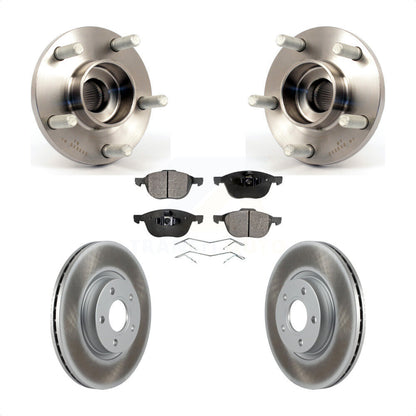 Kit de plaquettes de Rotor de frein enduites d'assemblage de roulement de moyeu avant pour Volvo S40 C30 V50 C7