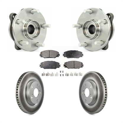 Kit de plaquettes de Rotor de frein à disque revêtu de roulement de moyeu avant, pour Toyota RAV4 Scion tC Mira
