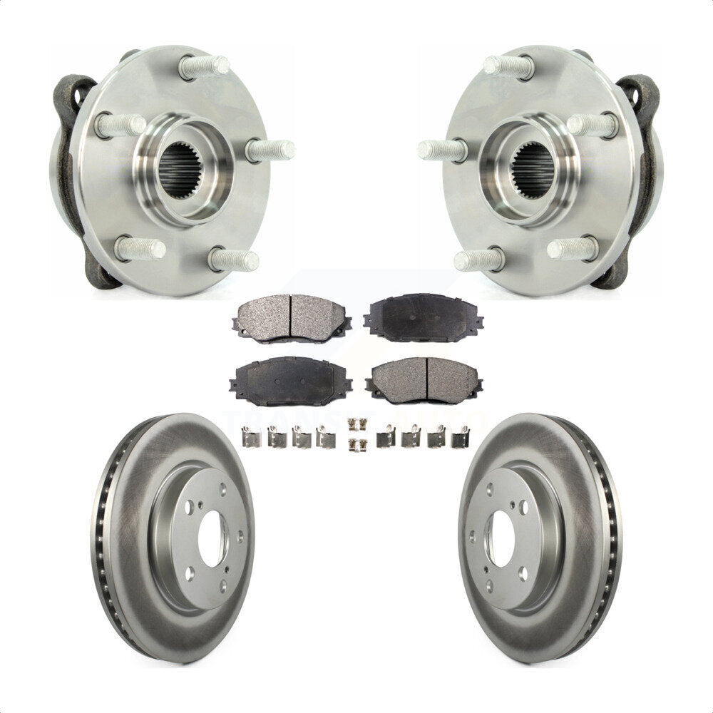 Kit de plaquettes de Rotor de frein, ensemble de roulements de moyeu avant, pour Toyota RAV4 L 2013 – 2018