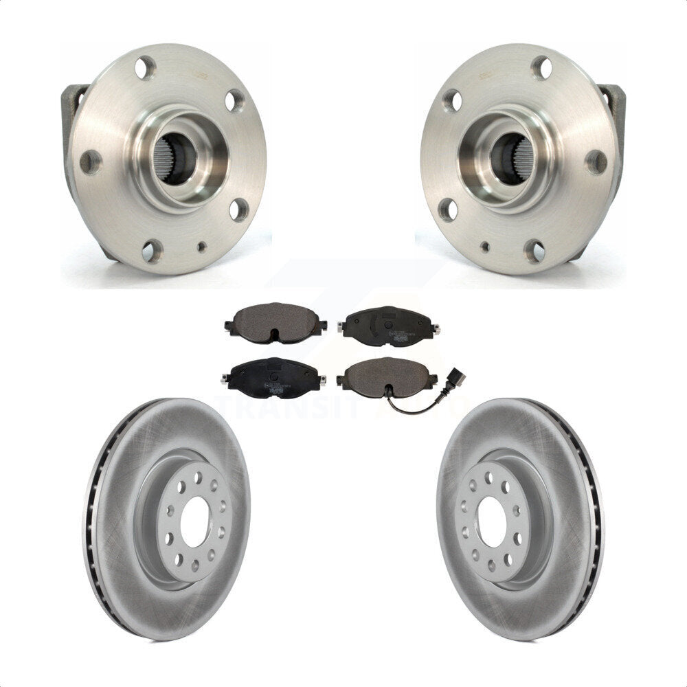Kit de plaquettes de Rotor de frein, ensemble de roulements de moyeu avant, pour Volkswagen Golf Alltrac