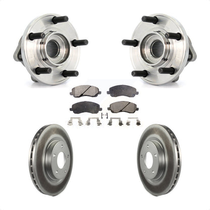 Kit de plaquettes de Rotor de frein à disque revêtu de roulement de moyeu avant, pour Chrysler 200 Dodge Avenge