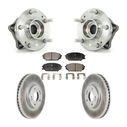 Kit de plaquettes de Rotor de frein à disque revêtu de roulement de moyeu avant, pour Hyundai Veracru 2007 – 2012