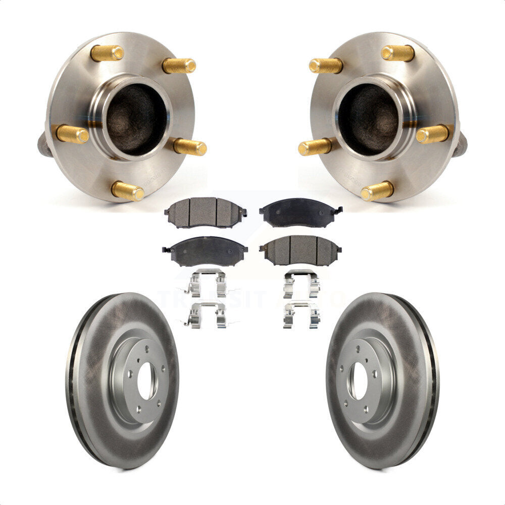 Kit de plaquettes de Rotor de frein, ensemble de roulements de moyeu avant, pour INFINITI G35 Nissan 350