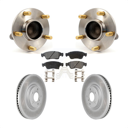 Ensemble de roulement de moyeu avant, Rotor de frein à disque revêtu et Kit de plaquettes pour INFINITI G3