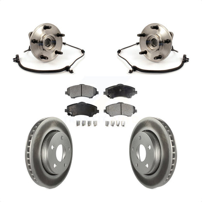 Kit de plaquettes de rotor de frein, ensemble de roulements de moyeu avant, pour Jeep Wrangle 2007 – 2010