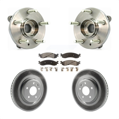 Kit de plaquettes de Rotor de frein à disque revêtues de roulement de moyeu avant, pour Ford Taurus SH 2010 – 2012