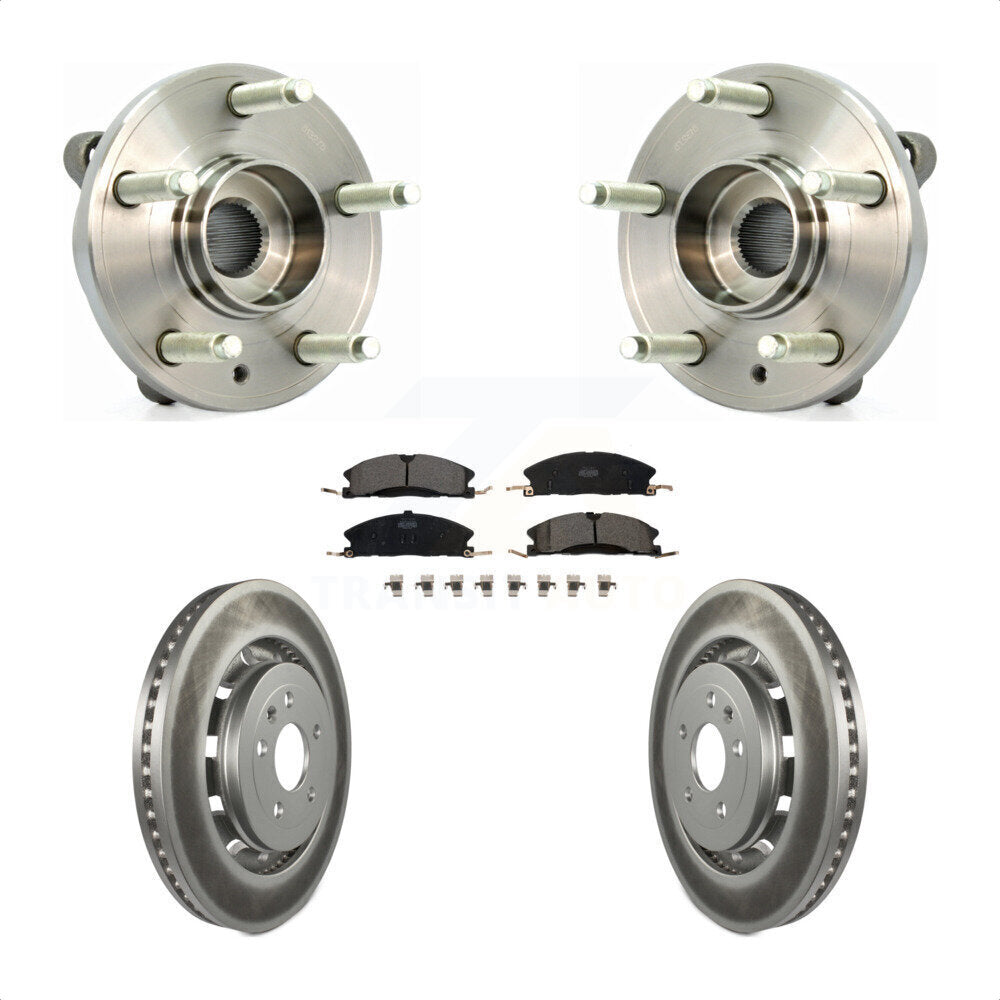 Kit de plaquettes de Rotor de frein, manteau de roulement de moyeu avant, pour Ford Flex Taurus Lincoln MKT MK