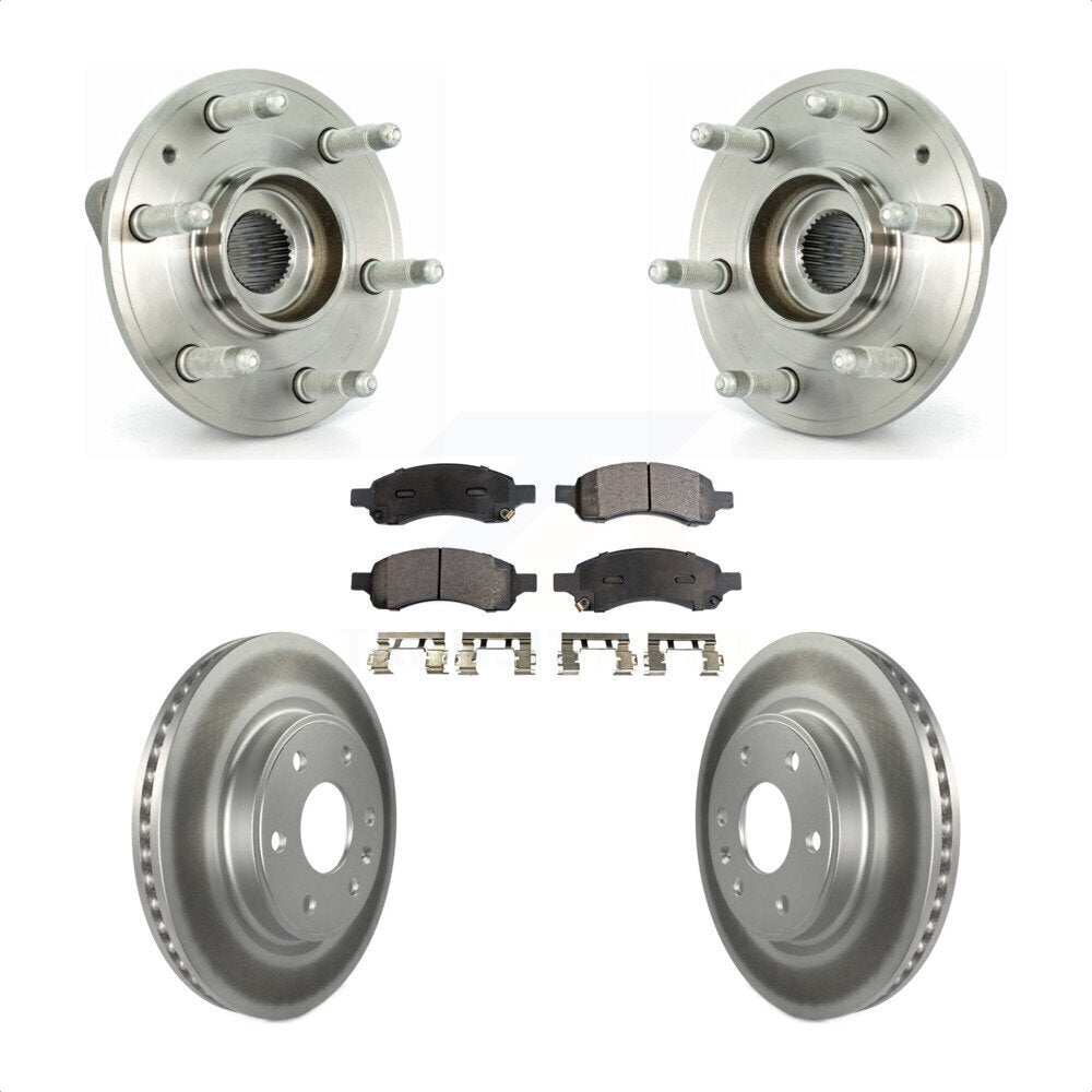 Kit de plaquettes de Rotor de frein, roulement de moyeu avant, pour GMC Acadia Buick autoclave Travers
