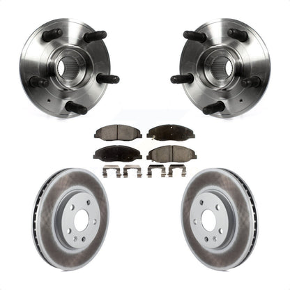 Kit de rotor et de plaquettes de frein revêtus de roulement de moyeu avant, pour Cadillac CTS 6.2 2012 – 2013